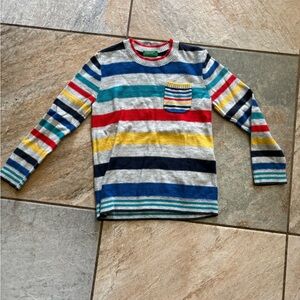 United Colors of Benetton boys striped long sleeve sweater XXS 3-4 years VGUC